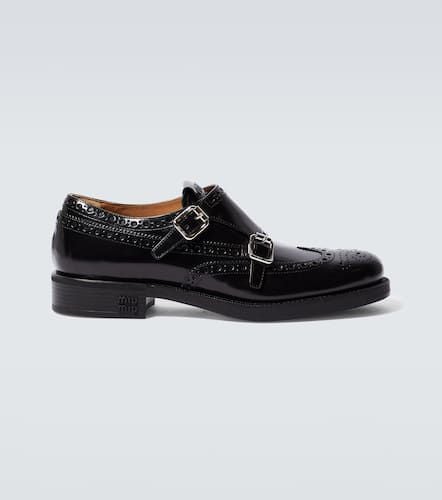 X Church's leather monk strap shoes - Miu Miu - Modalova