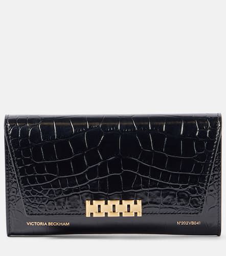 Clutch portafoglio in pelle stampata - Victoria Beckham - Modalova