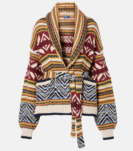 Jaquard cotton, linen, and wool cardigan - Polo Ralph Lauren - Modalova