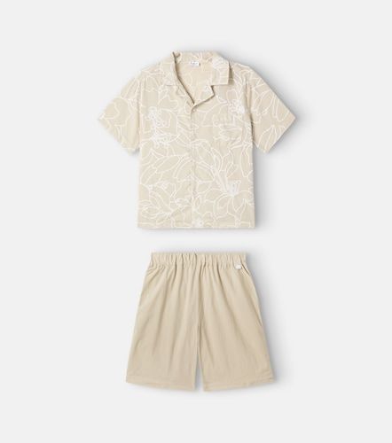 Camicia e shorts in misto cotone - Il Gufo - Modalova