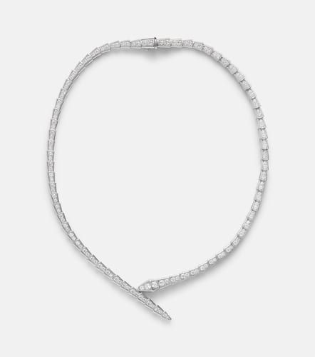 Serpenti Viper 18kt white gold necklace with diamonds - Bvlgari - Modalova