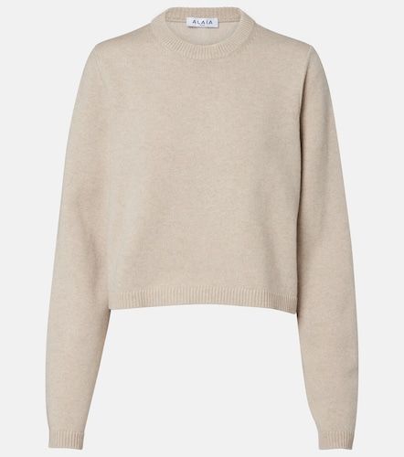 Alaïa Pullover in misto cashmere e lana - Alaia - Modalova