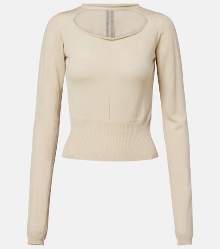 Rick Owens Cutout virgin wool top - Rick Owens - Modalova