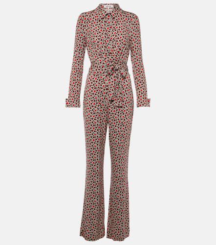 Michelle printed jersey jumpsuit - Diane von Furstenberg - Modalova