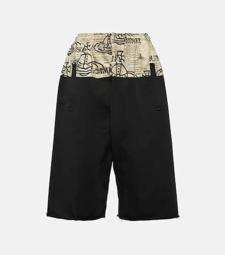 Kung Fu printed cotton shorts - Vivienne Westwood - Modalova