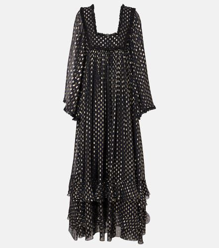 ChloÃ© Polka-dot jacquard silk-blend lamÃ© gown - Chloe - Modalova