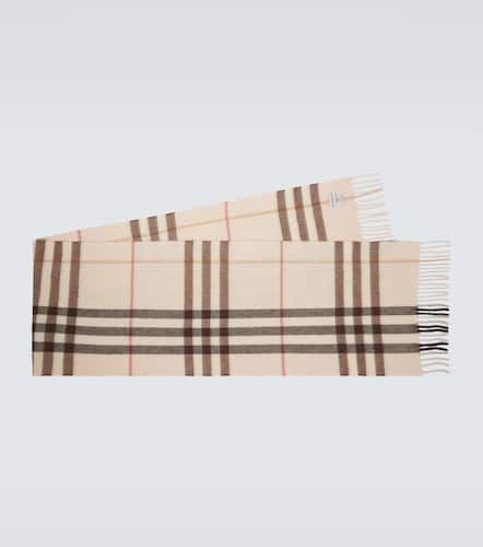 Bufanda de cachemir con Check - Burberry - Modalova