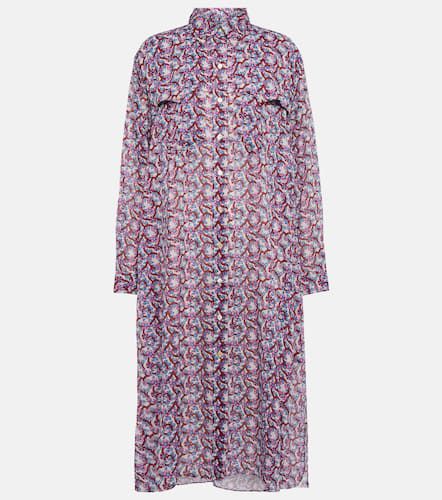 Eliane floral-print cotton midi dress - Marant Etoile - Modalova