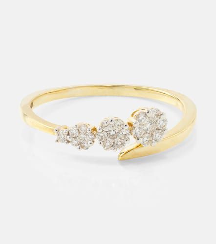 Burst Galaxy 10kt yellow ring with diamonds - Stone and Strand - Modalova