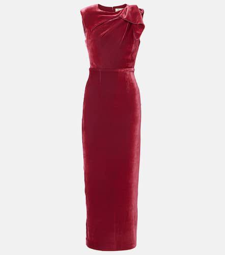 Bow-detail velvet maxi dress - Roland Mouret - Modalova