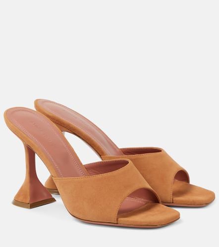 Amina Muaddi Lupita 95 suede mules - Amina Muaddi - Modalova