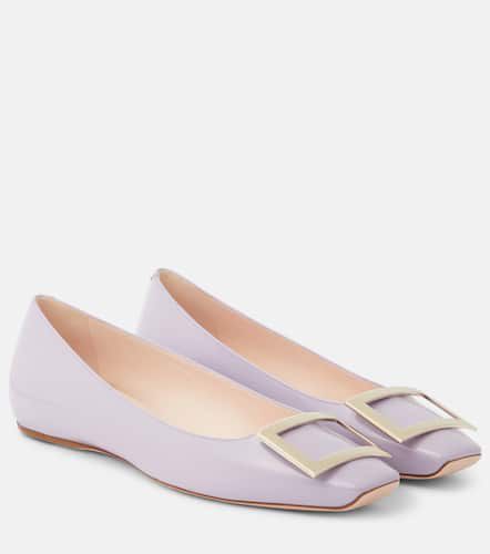 Quadrata Trompette patent leather ballet flats - Roger Vivier - Modalova