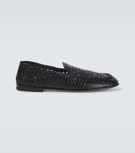 Mocasines de piel trenzados - Dolce&Gabbana - Modalova
