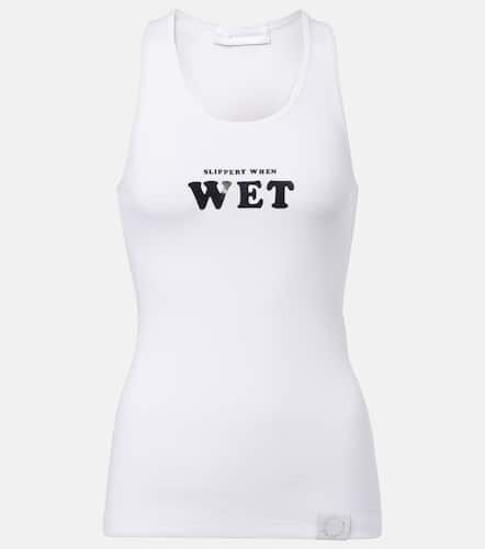 Top débardeur imprimé en coton mélangé - Stella McCartney - Modalova