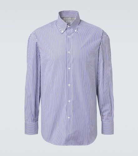 Camisa de algodón a rayas - Brunello Cucinelli - Modalova