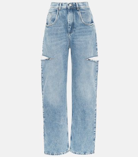 High-Rise Jeans mit weitem Bein - Maison Margiela - Modalova