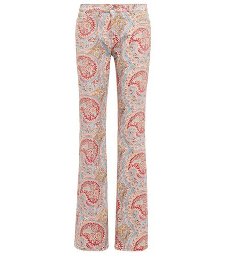 Jeans flared estampados tiro medio - Etro - Modalova