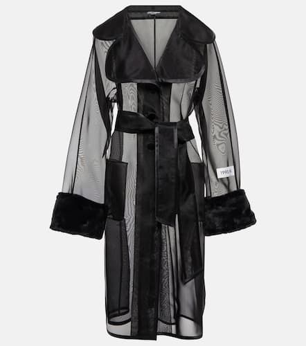 X Kim organza trench coat - Dolce&Gabbana - Modalova