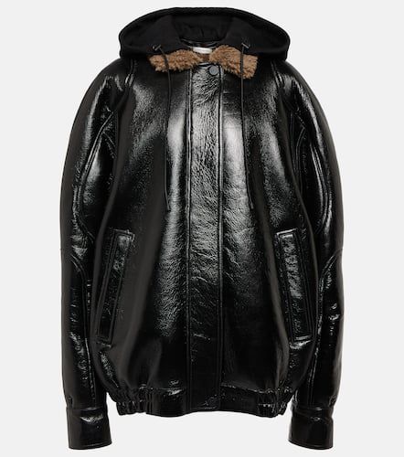 Batumi oversized leather jacket - The Mannei - Modalova