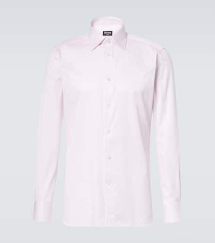 Zegna Trofeo striped cotton shirt - Zegna - Modalova