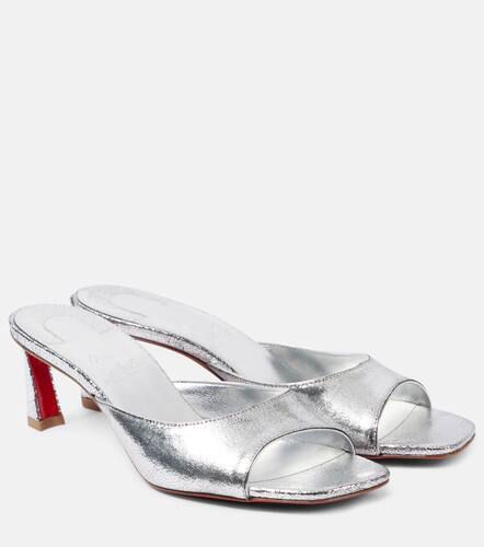 Condora 55 metallic leather mules - Christian Louboutin - Modalova