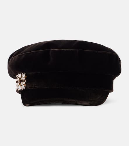 Cappello in velluto con cristalli - Roger Vivier - Modalova