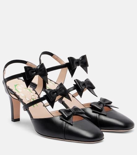Escarpins slingback Bowow 75 en cuir - Valentino Garavani - Modalova