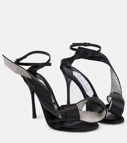 X Sergio Rossi Marquise crystal-embellished sandals - Area - Modalova