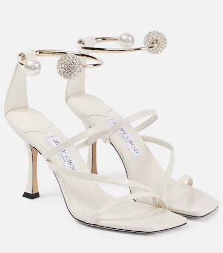 Sandalias Ottilia 90 de piel con cristales - Jimmy Choo - Modalova