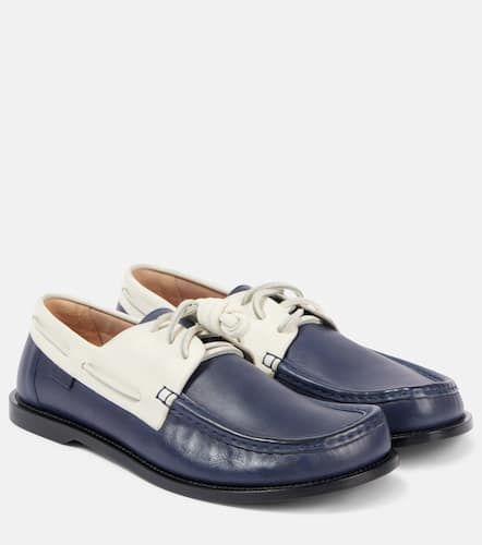 Loewe Campo leather boat shoes - Loewe - Modalova