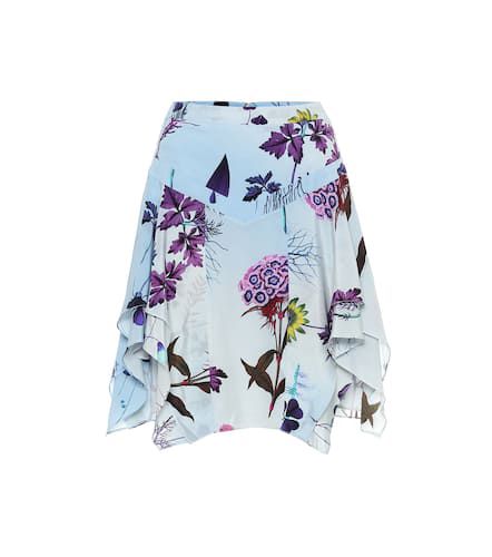 Minifalda de seda floral - Stella McCartney - Modalova