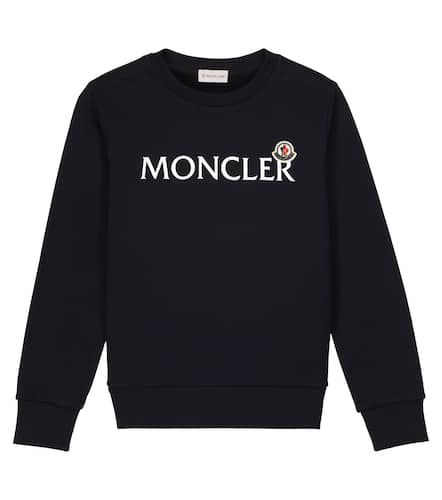 Logo cotton sweatshirt - Moncler Enfant - Modalova
