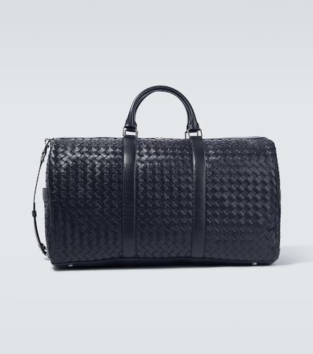 Bolso de viaje Large de piel Intrecciato - Bottega Veneta - Modalova