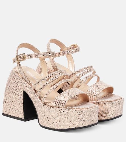 Sandalias con plataforma Bulla Chibi con glitter - Nodaleto - Modalova