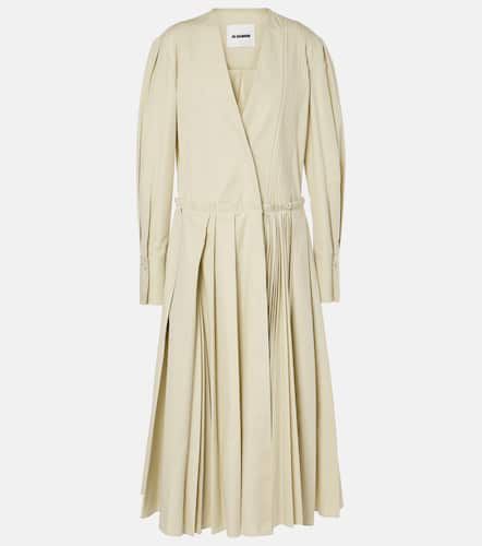 Abito midi in popeline di cotone - Jil Sander - Modalova