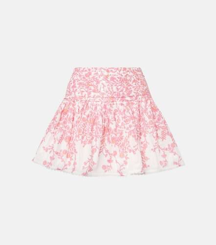 Colleen floral cotton-blend miniskirt - Poupette St Barth - Modalova