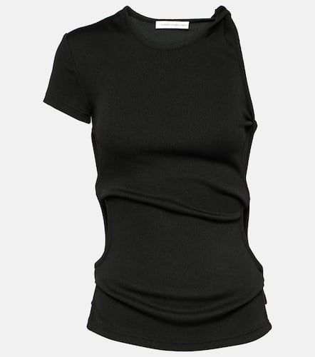 Asymmetric cutout jersey top - Christopher Esber - Modalova