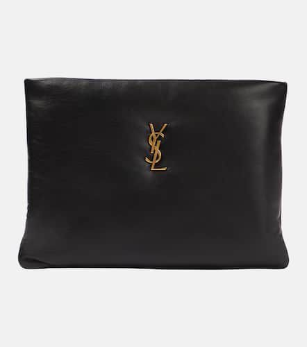 Calypso Large leather pouch - Saint Laurent - Modalova