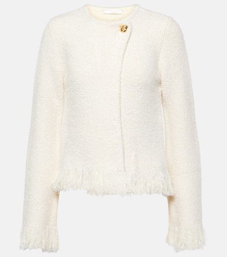 Chloé Wool, silk, and cashmere-blend jacket - Chloe - Modalova