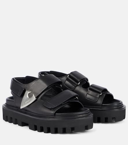 Leather slingback sandals - Alexander McQueen - Modalova