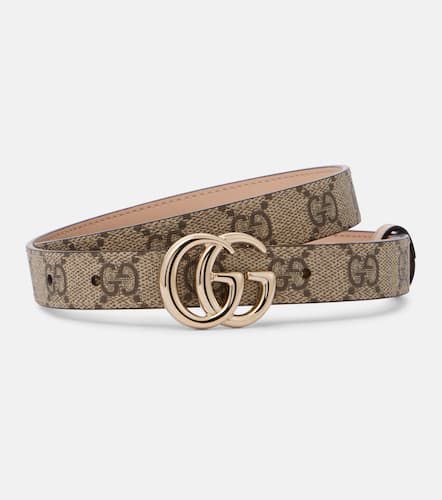 Cinturón GG Marmont reversible de lona - Gucci - Modalova