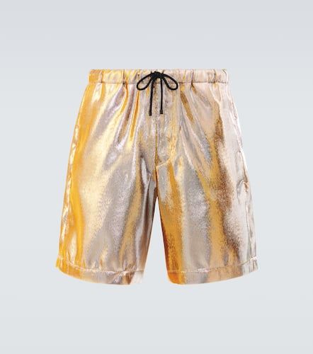Dries Van Noten Short métallisé - Dries Van Noten - Modalova