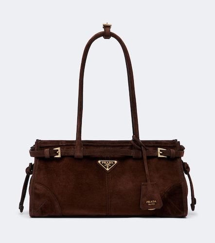 Bonnie Medium suede shoulder bag - Prada - Modalova