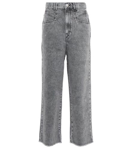 High-rise cropped jeans - Isabel Marant - Modalova