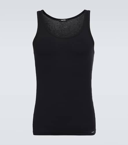 Ribbed-knit cotton-blend tank top - Tom Ford - Modalova