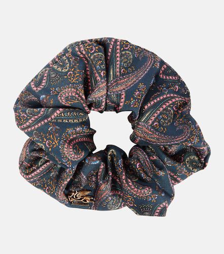 Scrunchie in seta con stampa paisley - Etro - Modalova