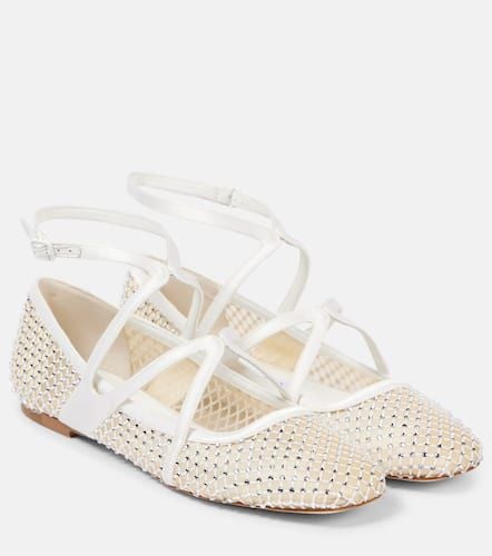 Verzierte Ballerinas Astoria aus Mesh - Jimmy Choo - Modalova