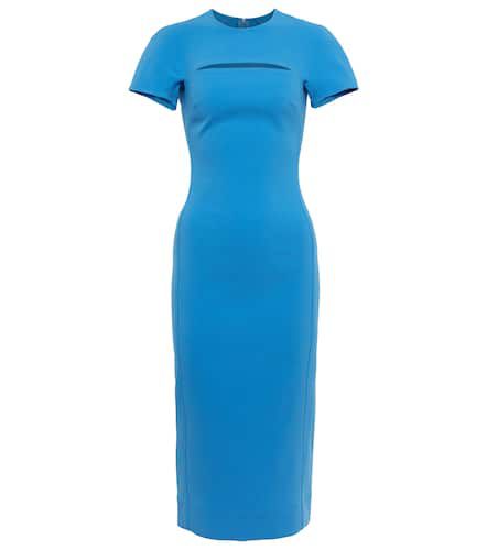 Peekaboo crÃªpe midi dress - Victoria Beckham - Modalova