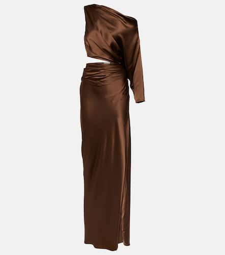 Draped one-shoulder silk gown - The Sei - Modalova