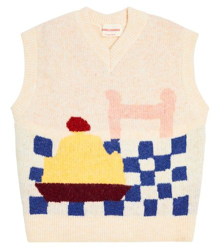 Yummy Cake jacquard sweater vest - Bobo Choses - Modalova